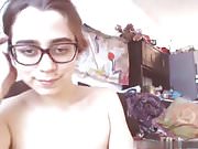 Hairy Girl On Webcam