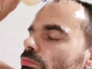 slave pours piss and spit in face