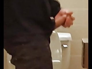 Jerk off and cum in the bathroom 1