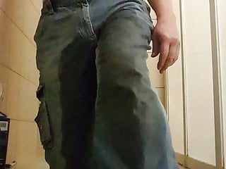wet jeans