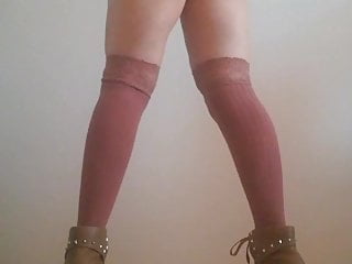Hot sissy boy crossita88 with heels and mini skirt. enjoy it