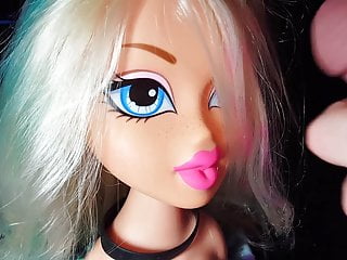 Cum Facial for cute blonde doll 2