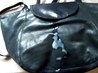 aunts leather handbag