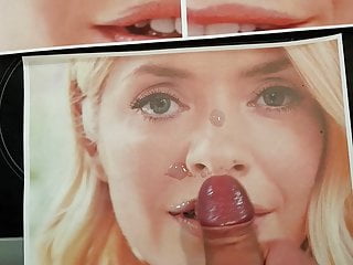 Holly Willoughby Cum Tribute 55