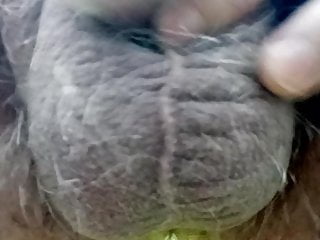 My little cock peeing...