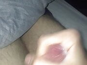 Playing with cum 