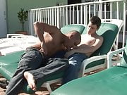 Gorgeous gay boys love fucking each other by the pool