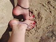 High arch beach feet