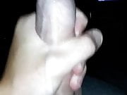 Sloppy wank, huge messy cumshot