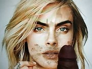 Cara Delevingne cum tribute