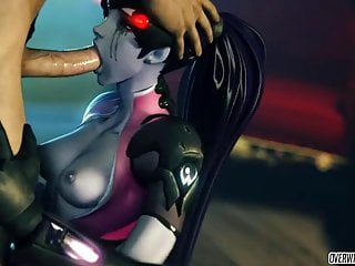 Overwatch babes get deepthroat and sex