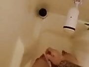 Fucking my toy in the shower