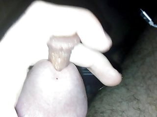 Fucking my cock with mini dildos (urethral sounding)