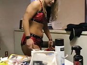 WWE - Toni Storm backstage