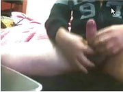 Straight guys feet on webcam #611