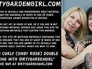 Nikki Curly (Sindy Rose) double fisting with Dirtygardengirl
