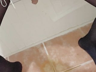 Pissing on the floor