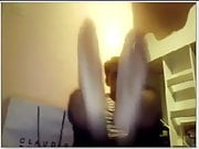 Straight guys feet on webcam #470