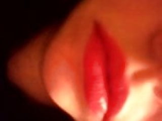 Lip, Lips, Brunette, Close up