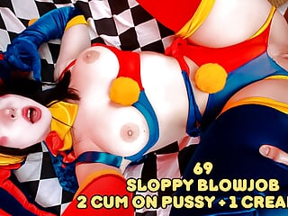 The Amazing Digital Circus. Pomni Will Make You Cum Nonstop - MollyRedWolf