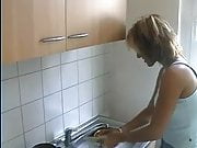 European housewife gets fucked at home
