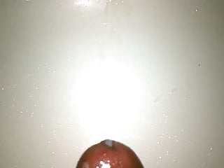 Cumshot during shower...