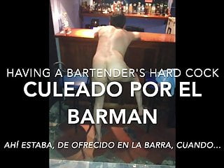 Sex With Sauna's Bartender - Sexo Con El Barman Del Sauna