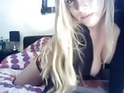 Cute Blonde On WebCam