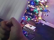 Step mom prepares Christmas Tree before sex with step son 