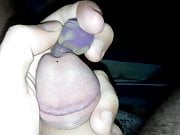 Fucking my cock with mini dildos (urethral sounding)