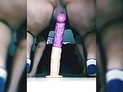 Fodendo com dildo de 37cm - parte 5