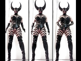 Cd Demon Latex Rubber Doll Mistress Devil Fetish Queen
