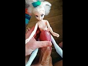 Frozen Elsa doll cock and cum tribute