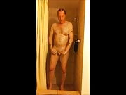 meatpuppet taking a shower