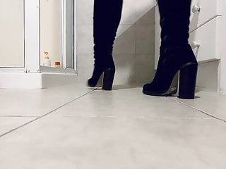 POV, Homemade, Thigh Boots, Boots