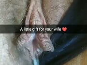 Stranger cums on my wife’s pussy! She brings this home afterwards!