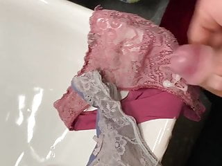Customers Panty Cummed On In Her Bathroom 3 For Her 1 For Me