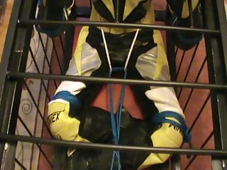 Yellow And Black Caged Bikerslave...