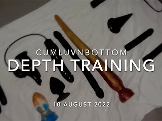 Big Toys, Big Stretch - Anal Depth Training by Cumluvnbottom 