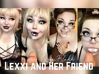 Blowjob, Friend, Blonde BBW, Cock Worship