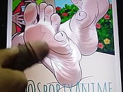 Bulma Feet (foot fetish) Cum Tribute