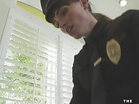Blueeyed trans police officer enjoys it bareback analsex | Tranny Update | Porn videos
