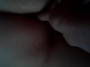 Fingering my wife pussy and asshole