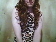 Sex CD Trap in Leopard Print top and jeggings 