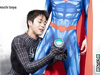 Spiderman X Superman Sexy Costume RolePlay