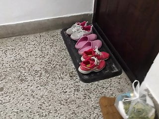 Cum On Unknown Girl Shoes In The Building 15.10.2020