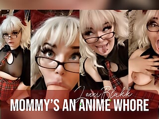 Family Role Play, Glasses Girl, Mom, Anime Cosplay