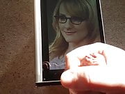 Cum tribute for Melissa Rauch (Slow)