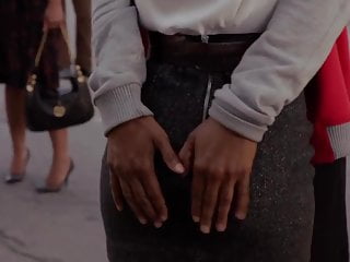 Ebony Meagan Good ass groped with EXTRA 24.04.2019