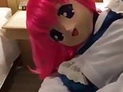 kigurumi maid vibrating 